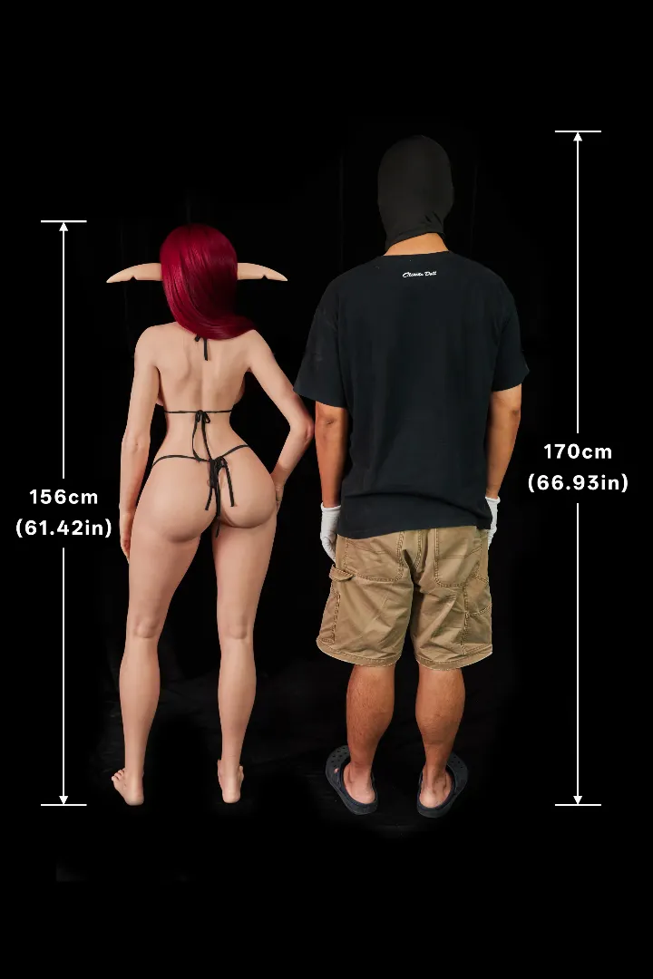 156cm (5ft1) E-Cup Lightweight Silicone Sex Doll Bina, ROS Head | Climax Doll